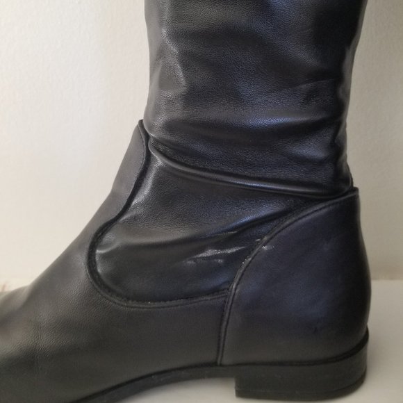 Anna Baiguera LEATHER Over the Knee Boots - Picture 10 of 15